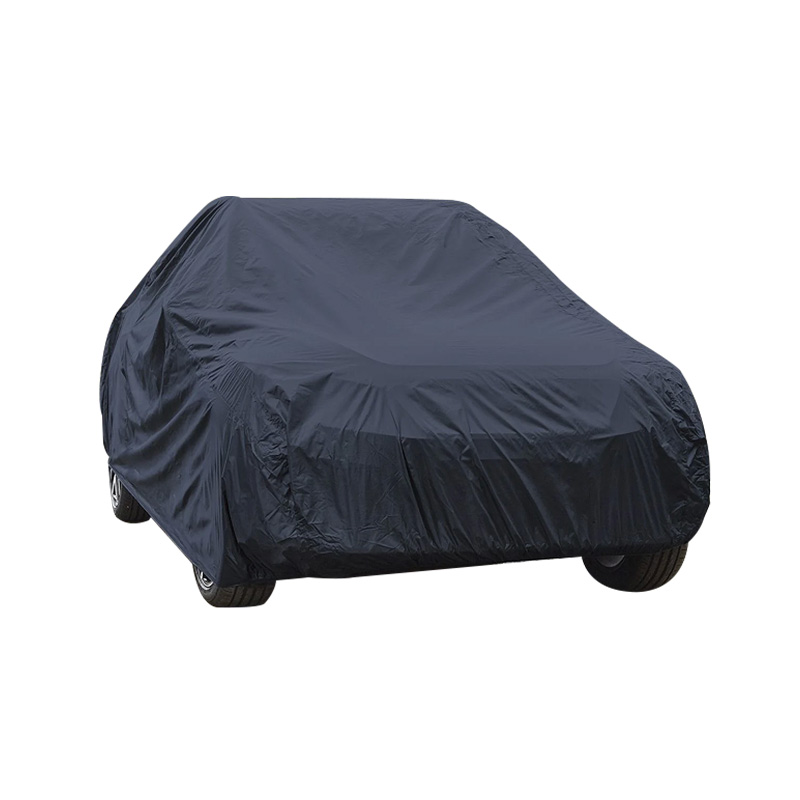 Outdoor Parking Blue Polyester Car Cover