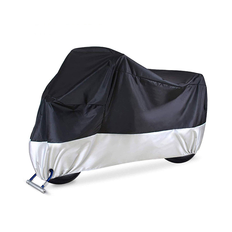 Dust Proof 190T Polyester Black Motorcycle Cover