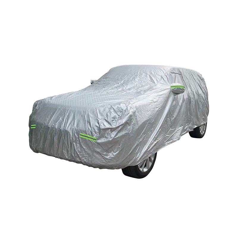 270g PVC Cotton Blue Car Cover With Inner Linning