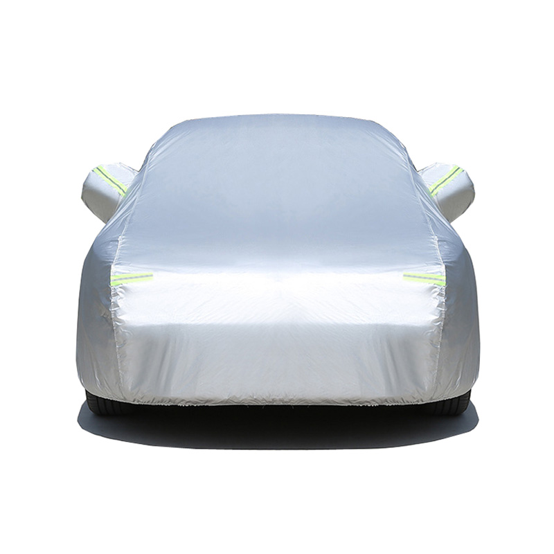 210D Oxford Cloth Silver UV Protection Car Cover